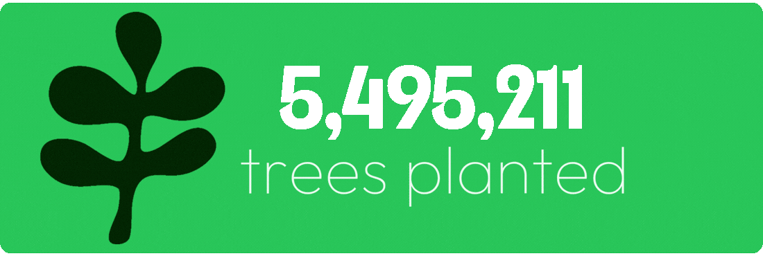 Live GiftTrees trees-planted counter
